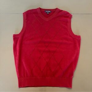 Brooks Brothers V-Neck Red Sweater Vest